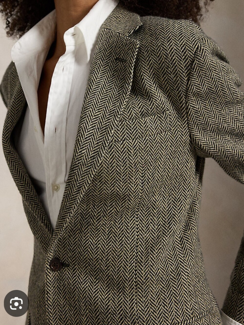 Lauren Ralph Lauren Herringbone 100% New Wool Blazer